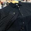 Popcorn Textured Ambush Shirt Black (PTAS-2)