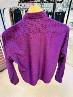 Alternative view of Popcorn Textured Ambush Shirt Rich Purple (PTAS-1)