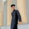 Cut Work Classic Panjabi Black(CWCP-03) - Image 2