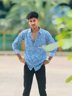 Alternative view of Printed Formal Shirt (PFS-1)