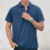 Imported China Polo Shirt (Navy Blue) (ICPT-7)