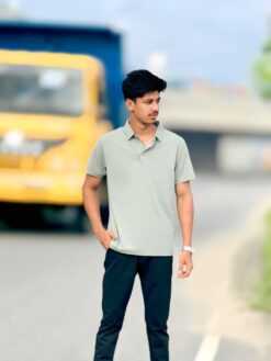 Imported China Polo Shirt (Light Green) (ICPT-9)