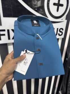 Alternative view of Formal Panjabi Teal Blue (FP-12)