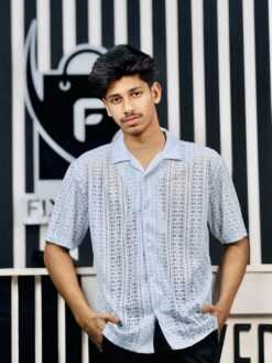 Breeze Lace Drop-Shoulder Shirt (BLDSS-1)