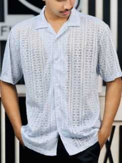 Alternative view of Breeze Lace Drop-Shoulder Shirt (BLDSS-1)