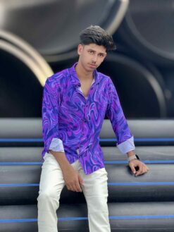 Purple Galaxy Swirl Shirt (PGS-1)