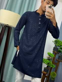 Alternative view of Sequence Panjabi Navy Blue (SP-31)