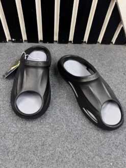 Alternative view of Ultra-Soft Foam Slide Slippers – Black (FSS-2)