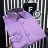 Elegant Glossy Formal Shirt( Lavender)(EGFS-1)