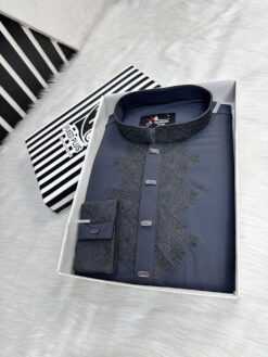 Alternative view of Embroidery Taharat Panjabi (ETP-102)