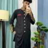 Sherwani Cutting Kurta – Classic Black (SCK-2)