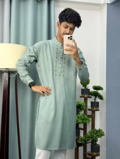 Alternative view of Embroidery Panjabi (E-100)