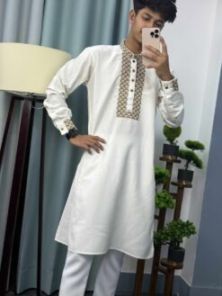 Embroidery Panjabi (E-105)