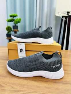 Top Shoes Charcoal Knit Comfort (TSO-2)