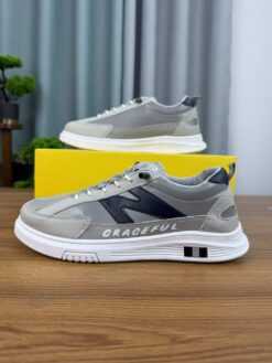 GRACEFUL Grey & Navy Sneakers (GS-2)