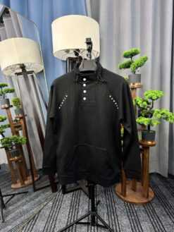 Humble High-Neck Black Pullover (HNP-1)