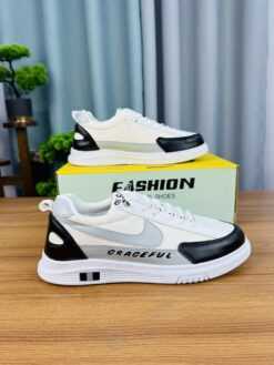 GRACEFUL White & Black Sneakers (GS-3)