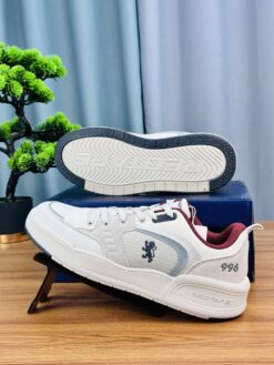 RedTape Classic White-Maroon Sneakers (RTS-1)