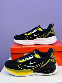 Nike Men’s Sports Air Sneakers (Black–Yellow Edition) (SS-5)