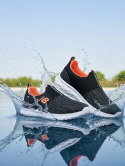 New Balance Slip-On Knit Runner black Melange(NBR-1)
