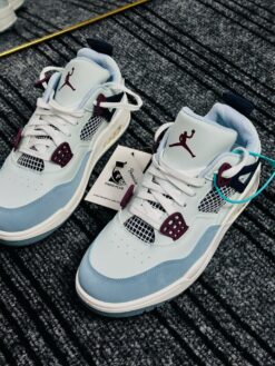 Alternative view of Jordan Retro 4 – Ice Blue & Burgundy  (JRS-7)