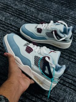 Jordan Retro 4 – Ice Blue & Burgundy (JRS-7)