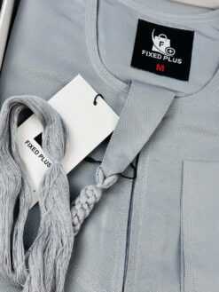 Alternative view of Silver Ash – Premium Emirati Thobe (PET-3)