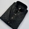 Noir Classic Black Katan Panjabi (RKP-4)