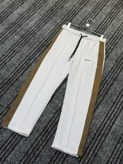 White–Brown Side Panel Baggy (SSB-12)