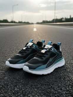 UrbanStride Velocity Sneakers – Black Teal Edition (SS-17)