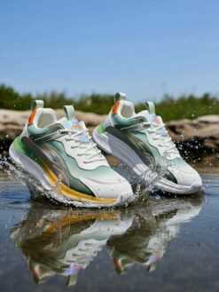 AeroFlex Horizon Sneakers – Green Ivory Edition (SS-16)