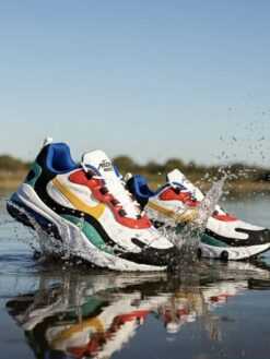 Air Cushion Multicolor Sports Sneakers (SS-19)