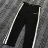 Black Side-Stripe Baggy Pants (SSB-2)