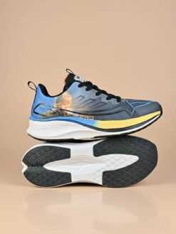 Alternative view of AeroFlex Runner Pro – Steel Blue Yellow (SS-27)