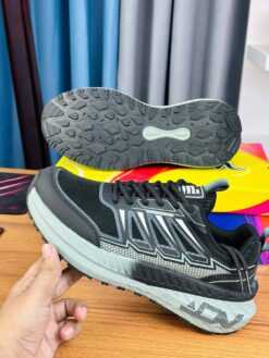 AeroFlex Runner Pro – Midnight Black & Ash Grey (SS-30)