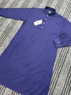 Alternative view of Royal Navy Blue Chiken Panjabi (CP-105)