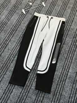 White–Black Panel Track Baggy (SSB-9)