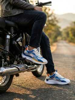 Alternative view of SkyRun Motion Sneakers – Blue White Edition (SS-18)