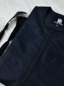 Alternative view of Midnight Black – Premium Emirati Thobe (PET-1)