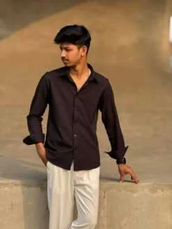 Urban Weave Classic Shirt – Black (UWS-4)