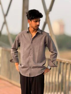 Urban Weave Classic Shirt – Warm Grey (UWS-8)