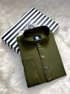 Royal Weave Panjabi – Olive (RWP-11)