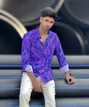 Purple Galaxy Swirl Shirt (PGS-1)