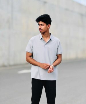 Imported China Polo Shirt (Premium Grey) (ICPT-11)