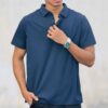 Imported China Polo Shirt (Navy Blue) (ICPT-7)
