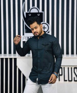 Flirt Party Shirt Jet Black (FPS-2)