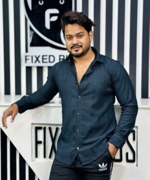 Chinese Spandex Shirt (Black)(CSS-32)