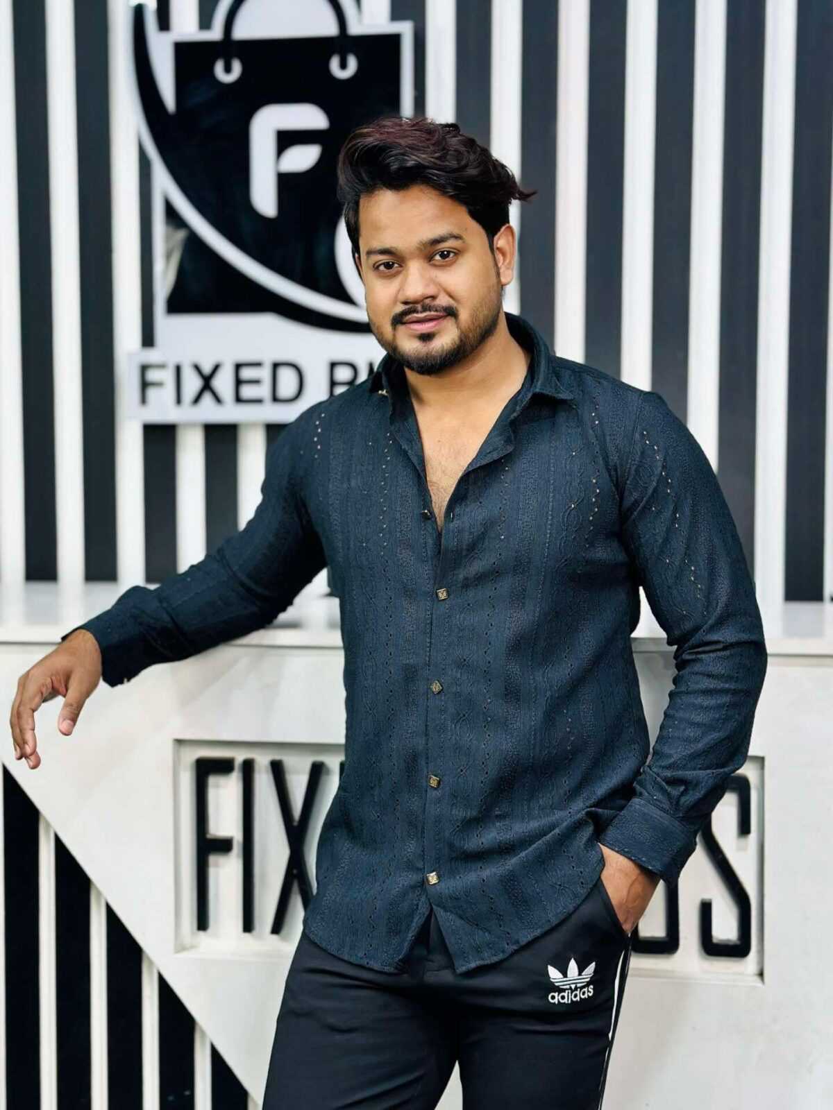 Chinese Spandex Shirt (Black)(CSS-32)