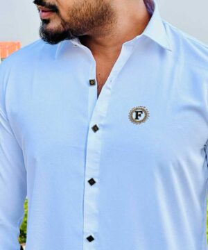 Alternative view of 𝗦𝘁𝗼𝗻𝗲 𝗪𝗼𝗿𝗸 𝗙𝘂𝗹𝗹 𝗦𝗹𝗲𝗲𝘃𝗲 𝗦𝗵𝗶𝗿𝘁 (White)(SWFS-4)