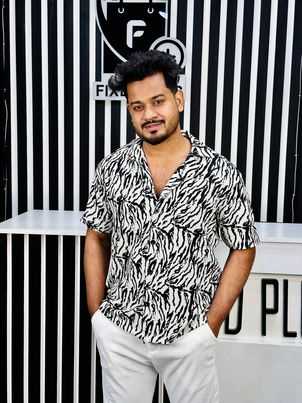 V-Cut Drop Shoulder Shirt 00148